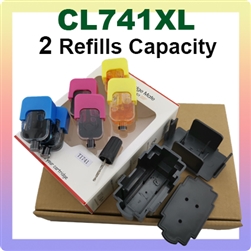 CL-741 (Refill Kit), Canon MG2170, MG2270, MG3170, MG3570, MG3670, MG4170, MG4270, MX377, MX397, MX437, MX457, MX477, MX517, MX527, MX537, TS5170