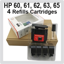 HP61 Black (Refill Kit), Deskjet 1000, 1050, 1510, 2000, 2050, 2510, 2540, 3000, 3050, Envy 4500, OfficeJet 2620, 4630, Ink Advantage 2010, 2060