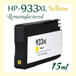 933XL Yellow (Compatible), OfficeJet 6100, 6600, 6700 Premium, 7110 Wide-Format, 7510 Wide-Format, 7610 Wide-Format, 7612 Wide-Format