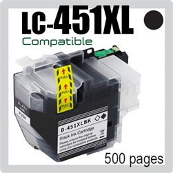 LC451XL Black (Compatible), Brother, DCP-J1050DW,DCP-J1140DW,DCP-J1700DW,MFC-J1010DW