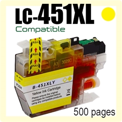 LC451XL Yellow (Compatible), Brother, DCP-J1050DW,DCP-J1140DW,DCP-J1700DW,MFC-J1010DW