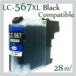 LC567XL Black (Compatible), Brother, MFCJ2310, MFCJ2510