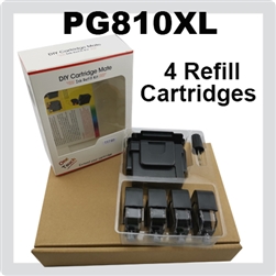 PG-810 (Refill Kit), Canon iP2770, iP2772, MP237, MP245, MP258, MP268, MP276, MP287, MP486, MP496, MP497, MX328, MX338, MX347, MX357, MX366, MX416, MX426