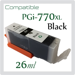 PGI-770XL BK (Compatible), Canon MG5770, MG6870, MG7770, TS5070, TS6070, TS8070