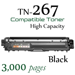 Brother TN-267 Black (Compatible), HL-L3210cw,  HL-L3230cdn,  HL-L3270cdw, DCP-L3551cdw, MFC-L3735cdn, MFC-L3750cdw, MFC-L3770cdw