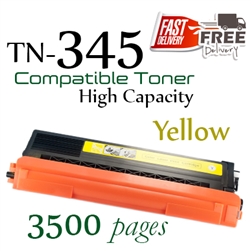 Brother TN-345 Yellow (Compatible), HL-4140cn, HL-4150cdn, HL-4570cdwt, HL-4570cdw, MFC-9465cdn, MFC-9560cdw, MFC-9970cdw