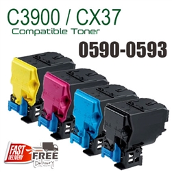 Epson 0590 - 0593, Set of 4 (Compatible), AcuLaser C3900, CX37