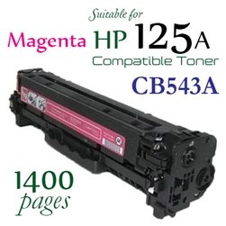 HP125A Magenta (CB543A, Compatible), LaserJet CP1210, CP1215, CP1510, CP1515, CP1518, CM1300, CM1312