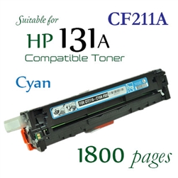 HP131A Cyan (CF211A, Compatible), LaserJet Pro M251n, M251nw, MFP M276n, M276nw