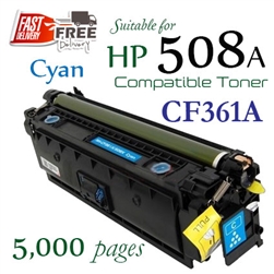 508A Cyan (CF361A, Compatible), Flow MFP M577c, M577z, M577dn, M577f, M552dn, M553dn, M553x