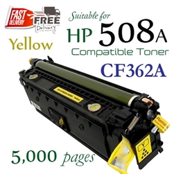 508A Yellow (CF362A, Compatible), Flow MFP M577c, M577z, M577dn, M577f, M552dn, M553dn, M553x