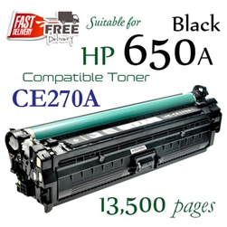 650A Black (CE270A, Compatible), Colour LaserJet Enterprise CP5520, CP5525, CP5525dn, CP5525xhn, M750n, M750dn, M750xh