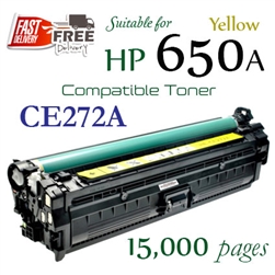 650A Yellow (CE272A, Compatible), Colour LaserJet Enterprise CP5520, CP5525, CP5525dn, CP5525xhn, M750n, M750dn, M750xh