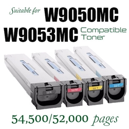 HP W9050MC - W9053MC, Set of 4 (Compatible), Laserjet MFP E87640dn, E87650dn, E87660dn