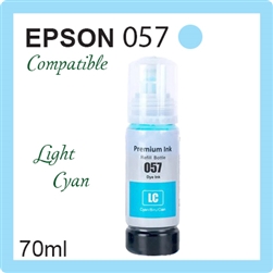 Epson 057 Light Cyan (T09D Light Cyan 6CL, Compatible), Epson L8050, L18050